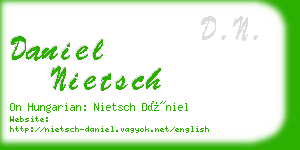 daniel nietsch business card